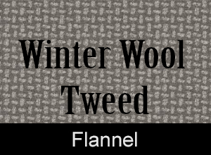 Winter Wool Tweed Flannel